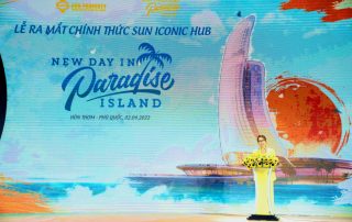 Bà Nguyễn Ngọc Thúy Linh - Tổng giám đốc Sun Property chia sẻ tại sự kiện.