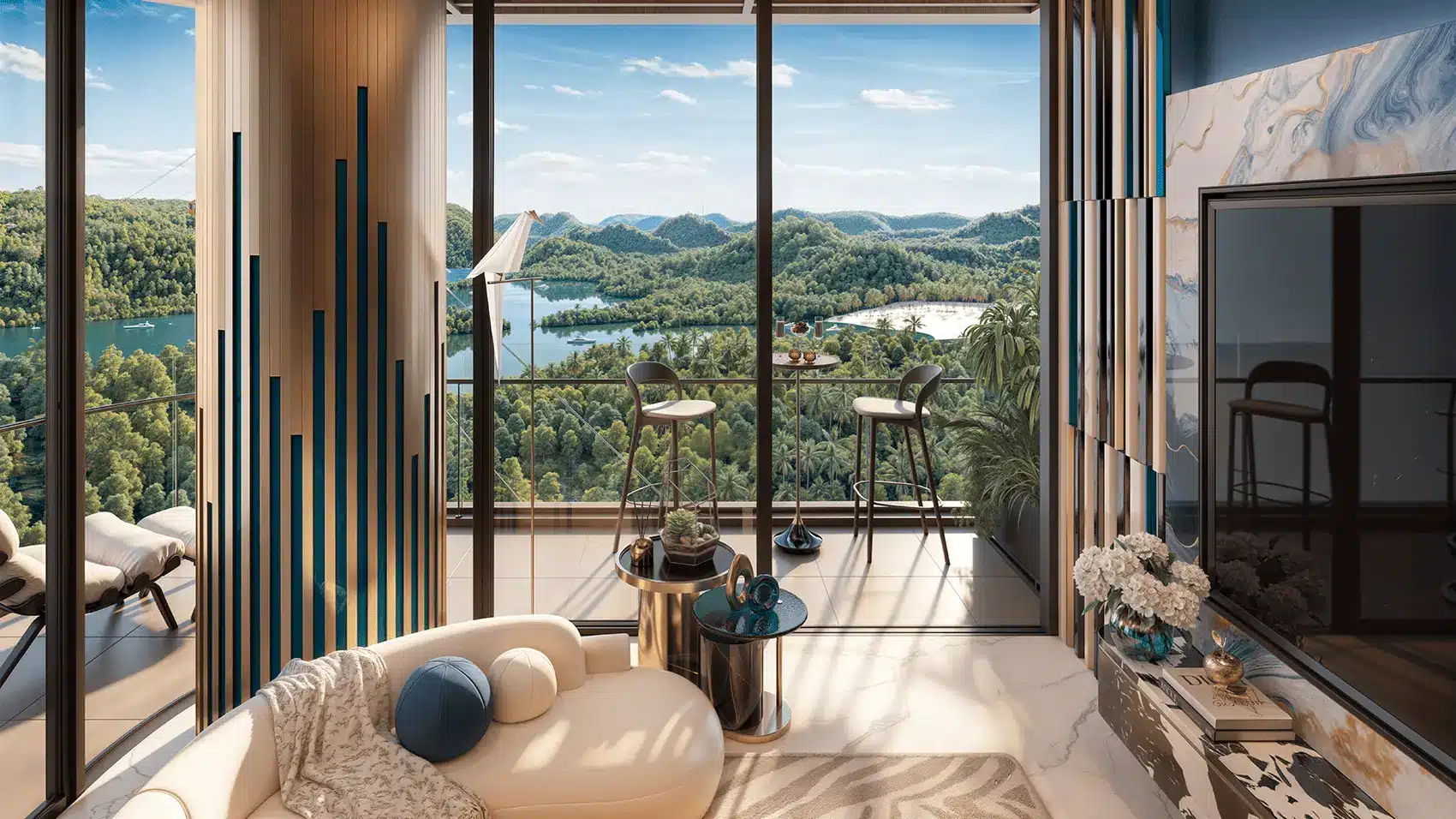 Không gian sống đẳng cấp với tầm nhìn tuyệt đẹp tại Xanh Island Cát Bà.