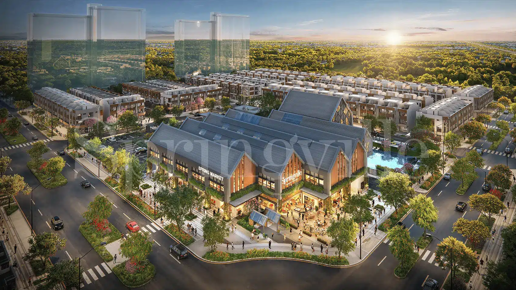 Spring Ville – Không gian sống đẳng cấp với tiện ích quốc tế hòa quyện trong văn hóa bản địa.