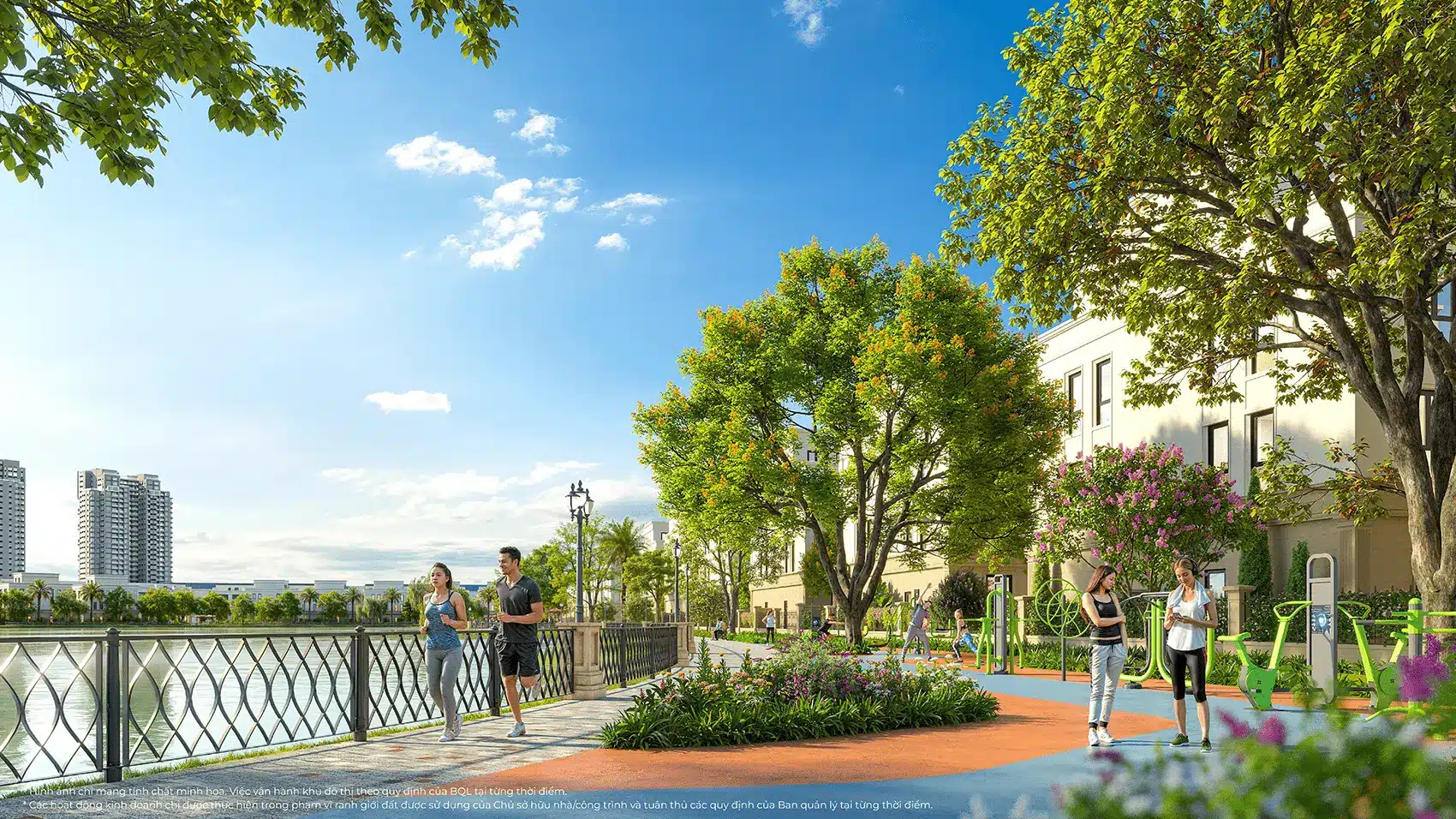 Cư dân tận hưởng cuộc sống xanh, thư thái tại Vinhomes Green City, đô thị sinh thái đẳng cấp tại Long An.