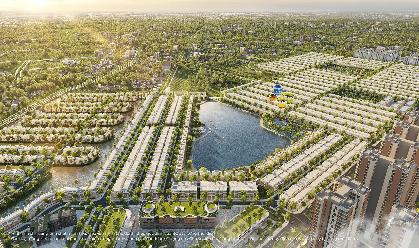 Toàn cảnh dự án Vinhomes Green City – đô thị sinh thái cao cấp tại cửa ngõ Long An, TP.HCM.